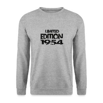 Édition limitée 1954 - Sweat-shirt Unisexe - gris chiné - Devant - Alina (178cm) & Michal (187cm)