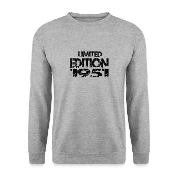 Édition limitée 1951 - Sweat-shirt Unisexe - gris chiné - Devant - Alina (178cm) & Michal (187cm)