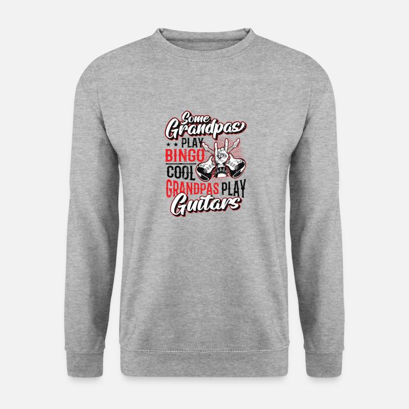 Cool grandpas play guitar - Unisex Sweatshirt - salt & pepper