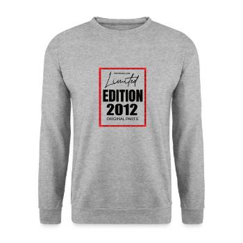 Limited Edition 2012 - Unisex Pullover - Weißgrau meliert - Vorne - Alina (178cm) & Michal (187cm)
