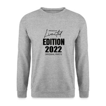 Édition limitée 2022 - Sweat-shirt Unisexe - gris chiné - Devant - Alina (178cm) & Michal (187cm)