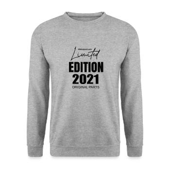 Limited Edition 2021 - Unisex Sweatshirt - salt & pepper - Front - Alina (178cm) & Michal (187cm)