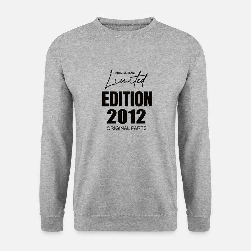 Limited Edition 2012 - Unisex Pullover - Weißgrau meliert