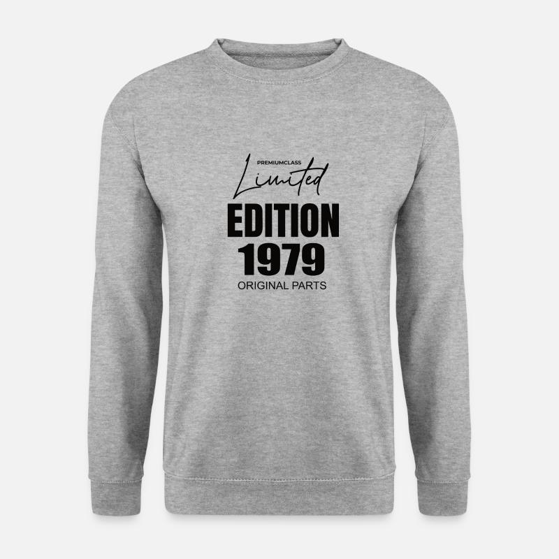 Limited Edition 1979 - Unisex Pullover - Weißgrau meliert