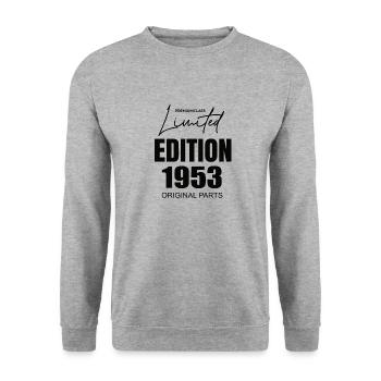 Édition limitée 1953 - Sweat-shirt Unisexe - gris chiné - Devant - Alina (178cm) & Michal (187cm)