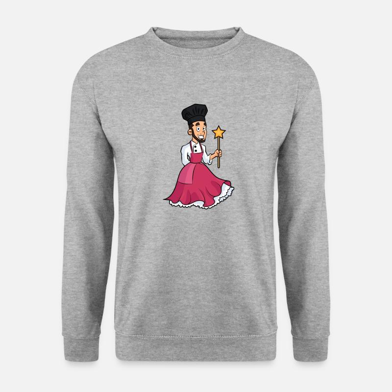 Chef Princess - Unisex Pullover - Weißgrau meliert