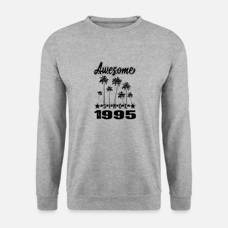 Awesome Since 1995 - Unisex Pullover - Weißgrau meliert