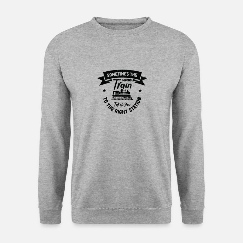 Train Transportation Train Lover Train Station - Unisex Sweatshirt - salt & pepper
