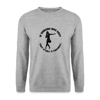 Danse Hobby Dancer Sport Cadeau Danse Sport - Sweat-shirt Unisexe - gris chiné - Devant - Alina (178cm) & Michal (187cm)