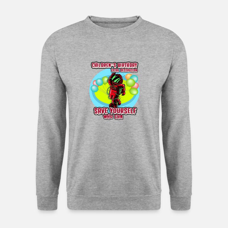 Marsmann - Unisex Pullover - Weißgrau meliert