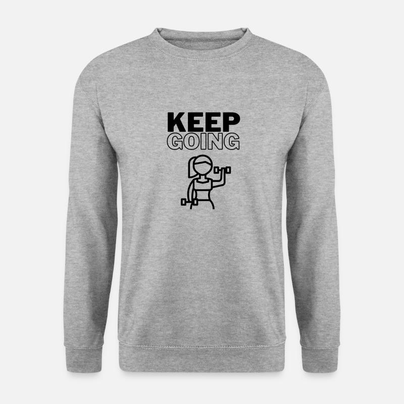 Keep Going - Unisex Sweatshirt - salt & pepper