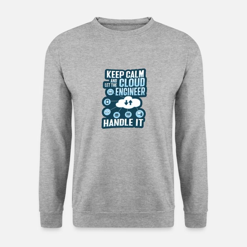 Cloud-Administrator Cloud-Devops - Unisex Pullover - Weißgrau meliert
