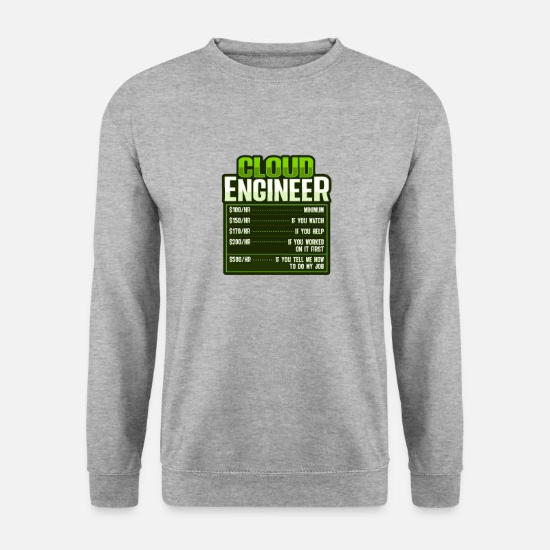 Cloud Administrator Cloud Devops - Unisex Sweatshirt - salt & pepper