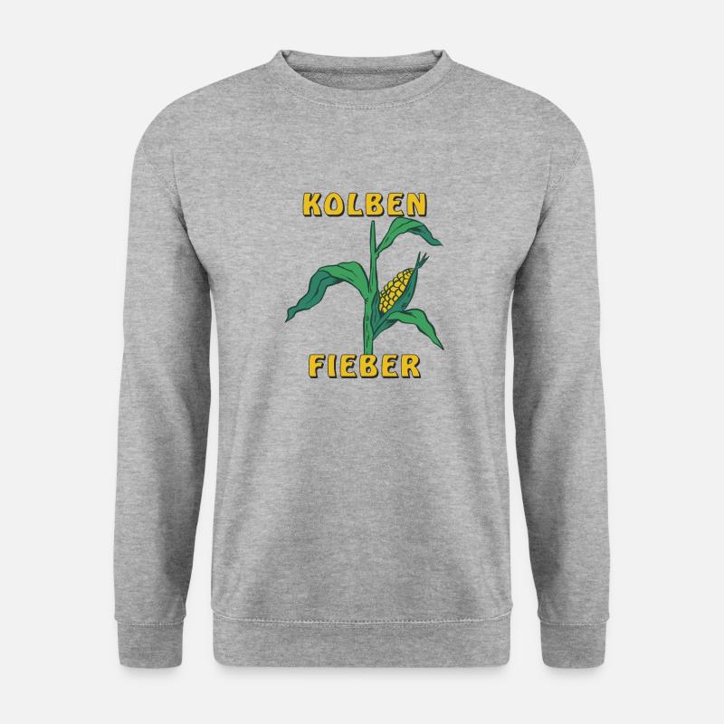 KOLBEN FIEBER - Unisex Pullover - Weißgrau meliert