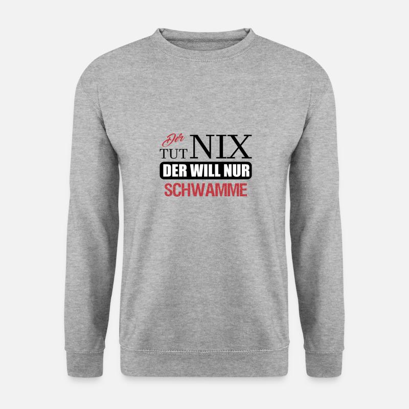Erzgebirge Schwamme - Unisex Pullover - Weißgrau meliert