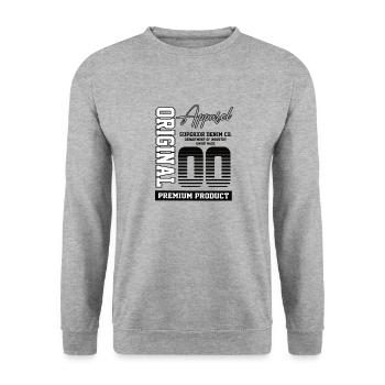 2000 Vintage Birthday Vintage Gift Retro - Unisex Sweatshirt - salt & pepper - Front - Alina (178cm) & Michal (187cm)