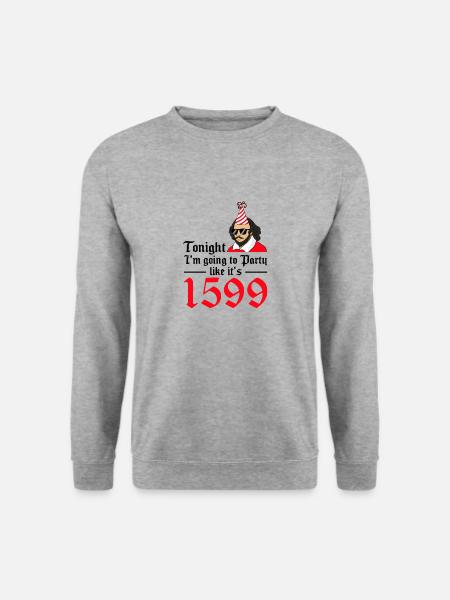 William Shakespeare Theatre Literature - Unisex Sweatshirt - salt & pepper
