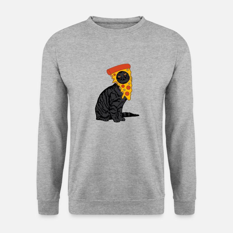 Cat Pizza! - Unisex Sweatshirt - salt & pepper