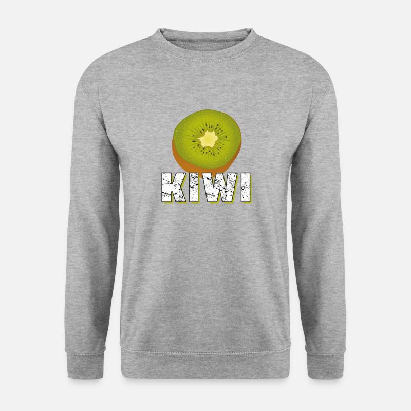 KIWI - Unisex Pullover - Weißgrau meliert