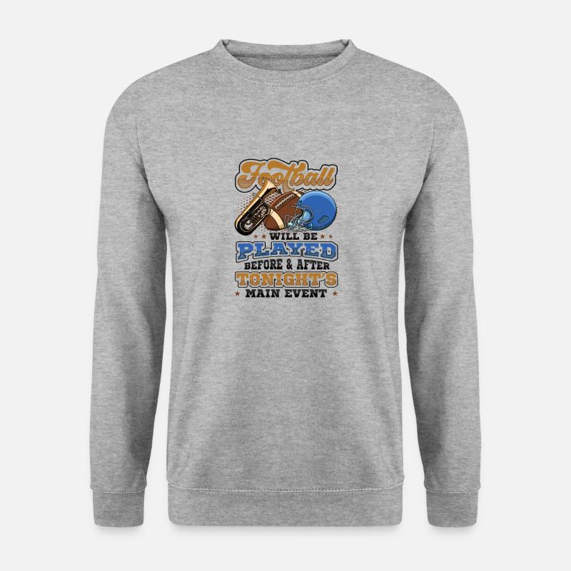 Fußball-Halbzeitshow Hauptveranstaltung - Unisex Pullover - Weißgrau meliert