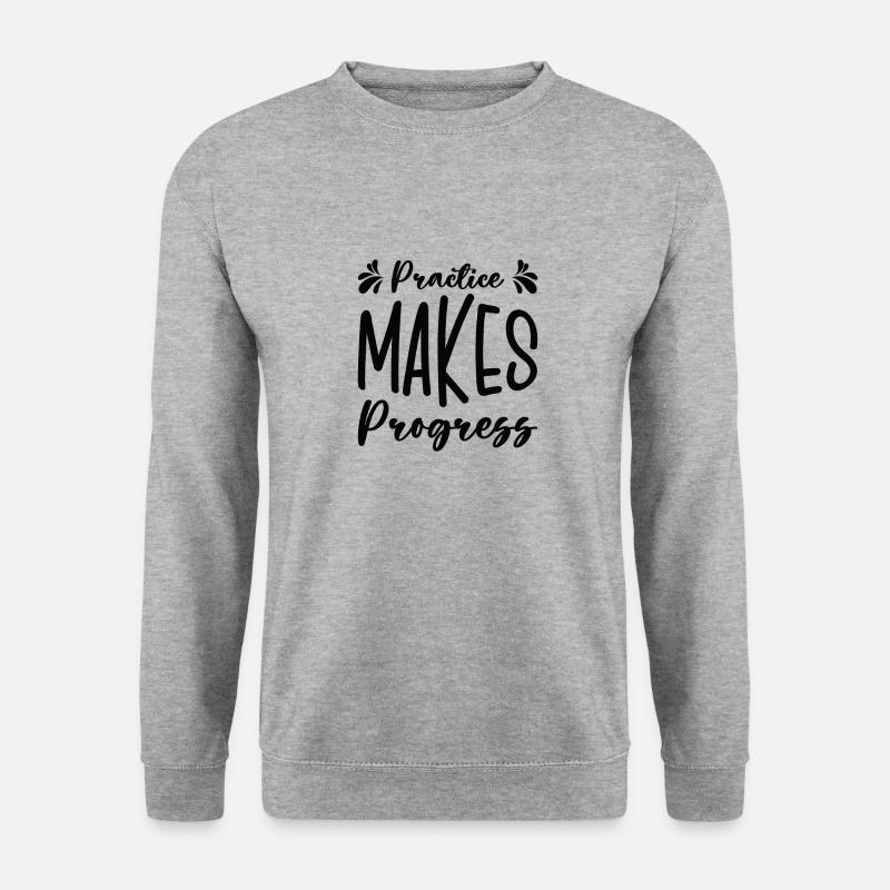 Studentenausbildung Studienfortschritt - Unisex Pullover - Weißgrau meliert