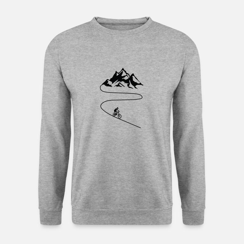 VTT Cyclisme Cyclisme descente - Sweat-shirt Unisexe - gris chiné