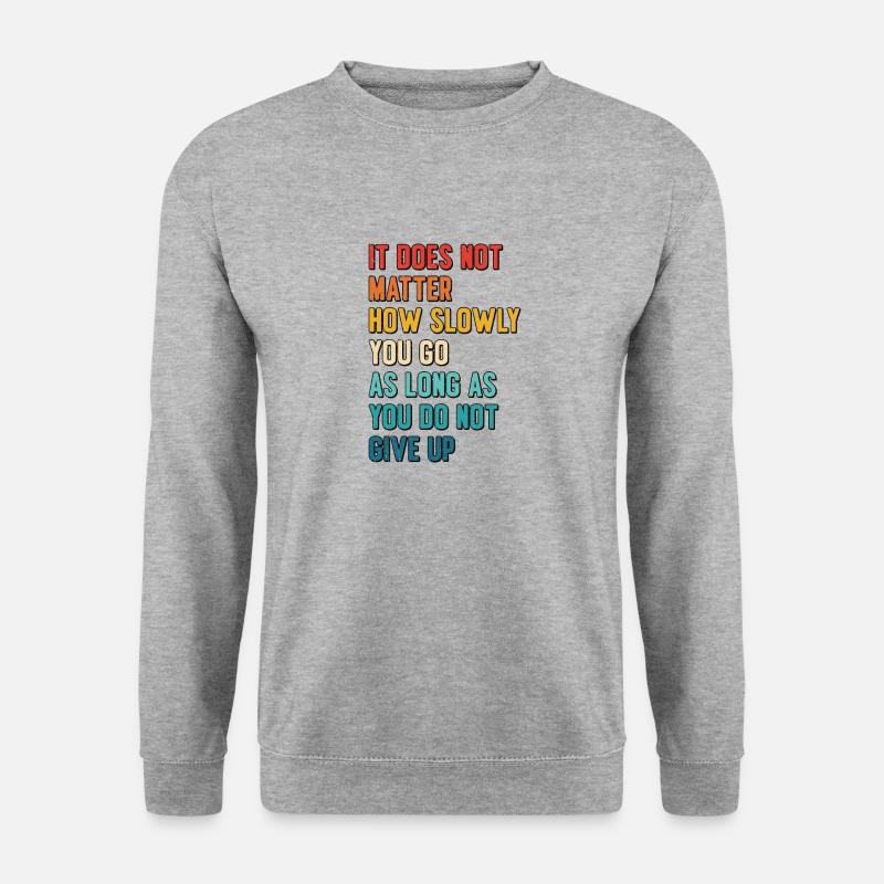 Studentisches Lernen Bildung Studieren - Unisex Pullover - Weißgrau meliert