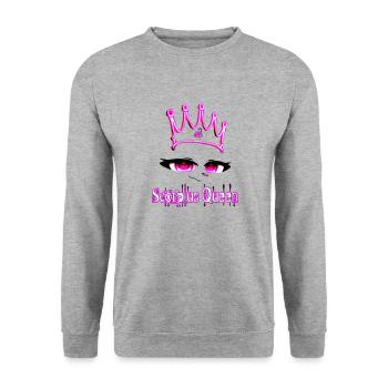 Scorpius queen girl - Unisex Sweatshirt - salt & pepper - Front - Alina (178cm) & Michal (187cm)