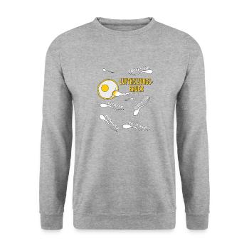 INGÉNIEUR EN CHAUFFAGE DE L’AIR - Sweat-shirt Unisexe - gris chiné - Devant - Alina (178cm) & Michal (187cm)