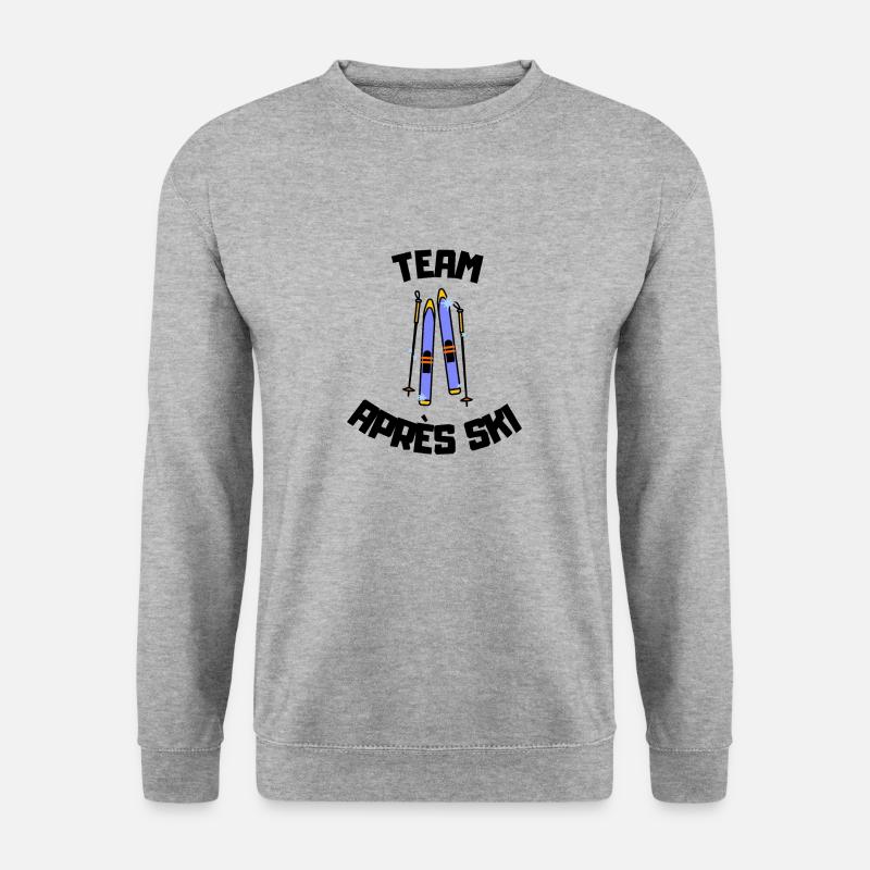 Apres Ski Team - Unisex Pullover - Weißgrau meliert