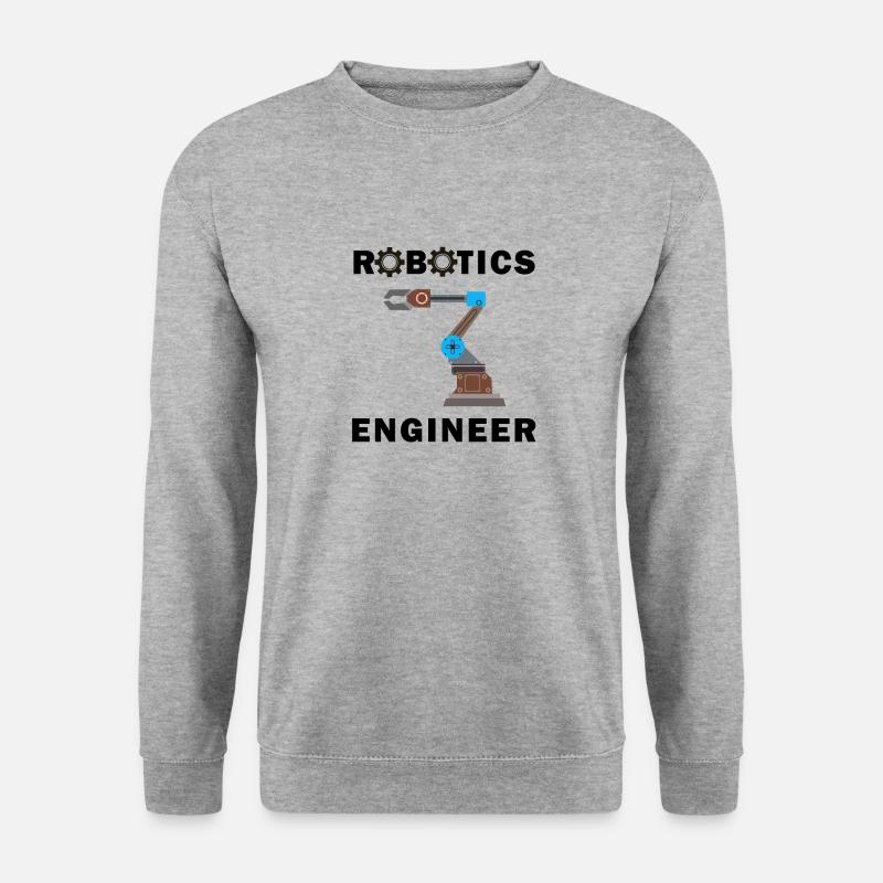 Robotic Engineering Mechanic Engineer Electronic - Unisex Sweatshirt - salt & pepper