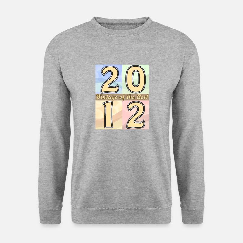 ANNÉE D’ANNIVERSAIRE 2012 - Sweat-shirt Unisexe - gris chiné