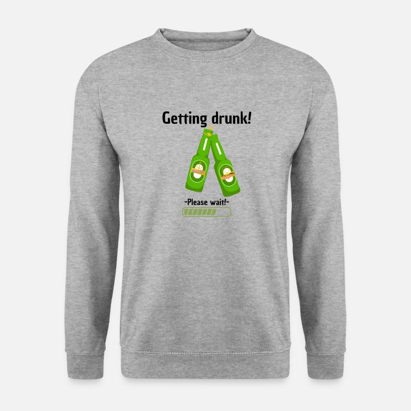 Getting drunk 2 - Unisex Sweatshirt - salt & pepper