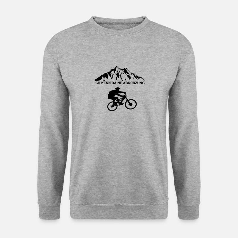 Ich kenne da eine Abkürzung - Unisex Pullover - Weißgrau meliert