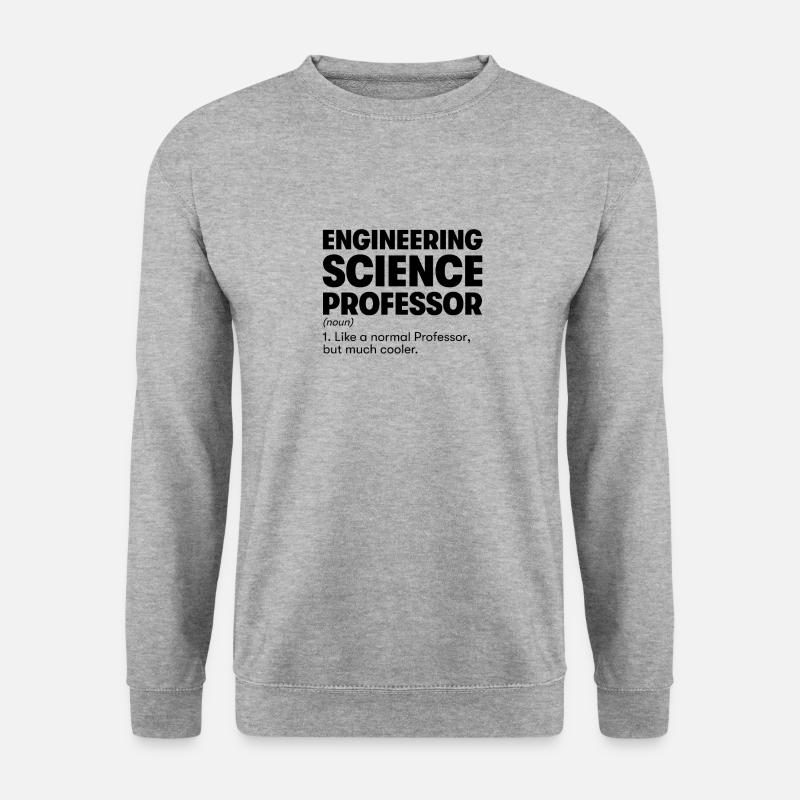 Engineering Science Professor - Unisex Sweatshirt - salt & pepper