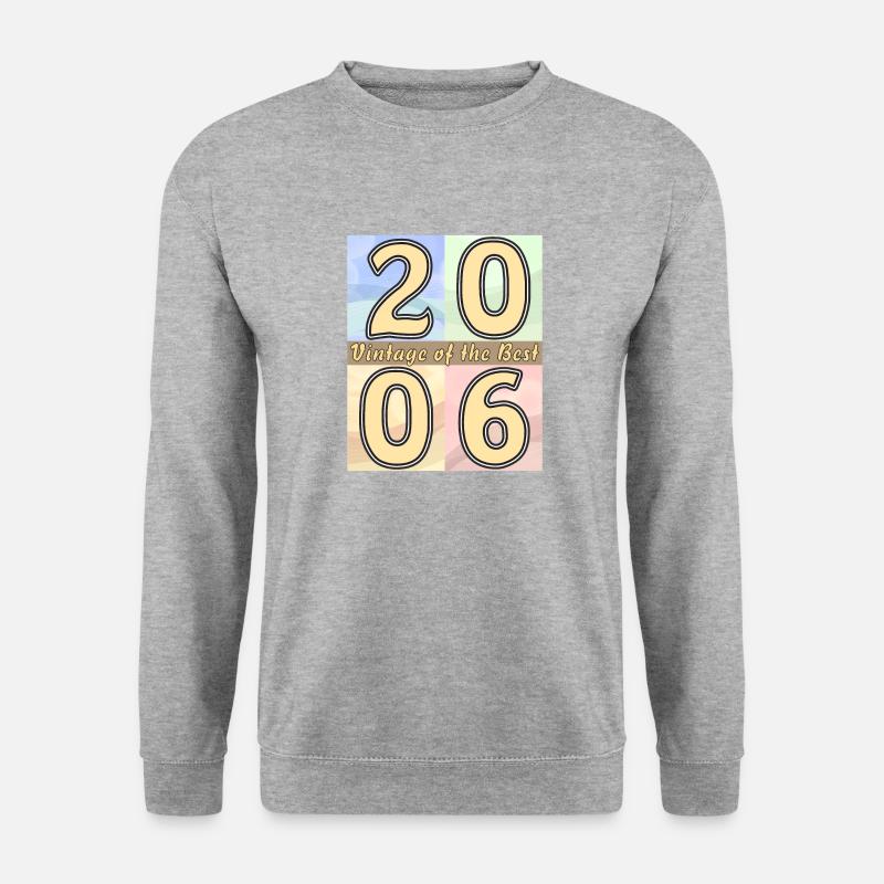 ANNÉE D’ANNIVERSAIRE 2006 - Sweat-shirt Unisexe - gris chiné