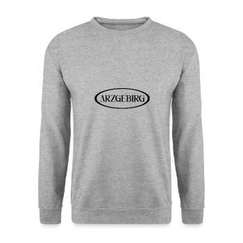 Arzgebirg Kennzeichen - Unisex Pullover - Weißgrau meliert - Vorne - Alina (178cm) & Michal (187cm)