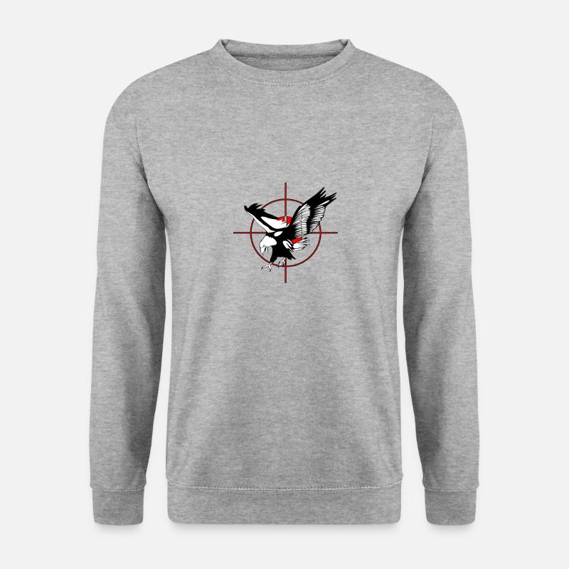 Eagle Hunting - Unisex Sweatshirt - salt & pepper
