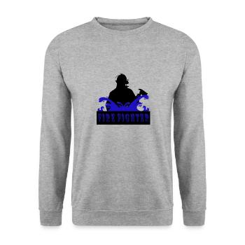 Fireman - Unisex Sweatshirt - salt & pepper - Front - Alina (178cm) & Michal (187cm)