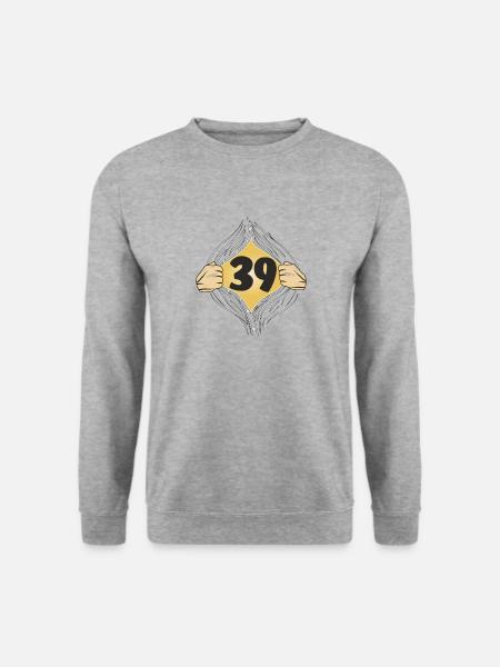 39 PUT ON SHIRT - Unisex Sweatshirt - salt & pepper