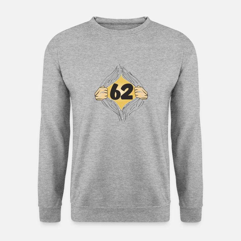 62 PUT ON SHIRT - Unisex Sweatshirt - salt & pepper