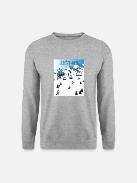 SKI GASTEIN - Sweat-shirt Unisexe - gris chiné