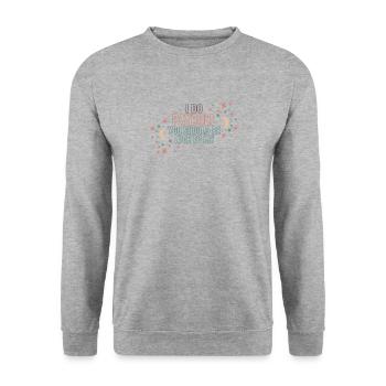 Chemise de la Semaine nationale de la paie, je fais de la paie drôle - Sweat-shirt Unisexe - gris chiné - Devant - Alina (178cm) & Michal (187cm)