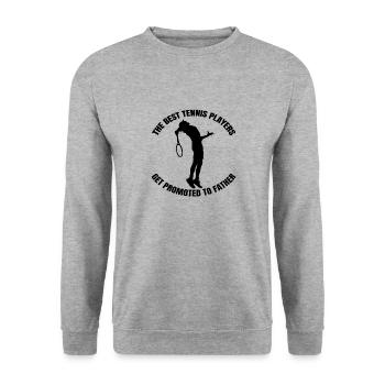 Raquettes de tennis Joueurs de tennis Clubs de tennis - Sweat-shirt Unisexe - gris chiné - Devant - Alina (178cm) & Michal (187cm)
