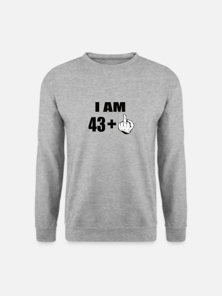 44th birthday - Unisex Sweatshirt - salt & pepper