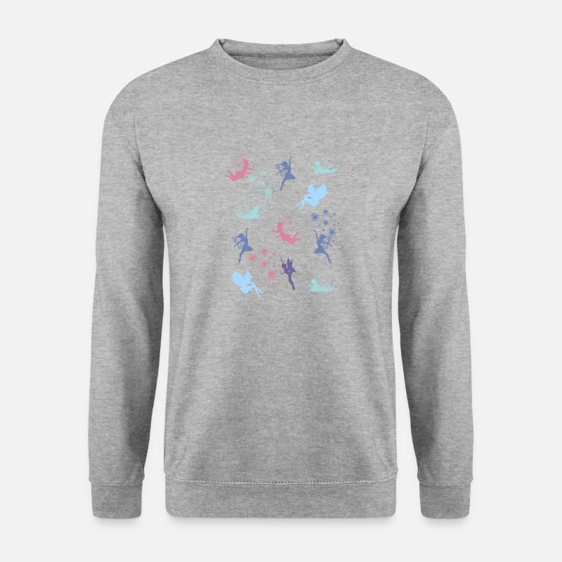 Kleine Feen - Unisex Pullover - Weißgrau meliert