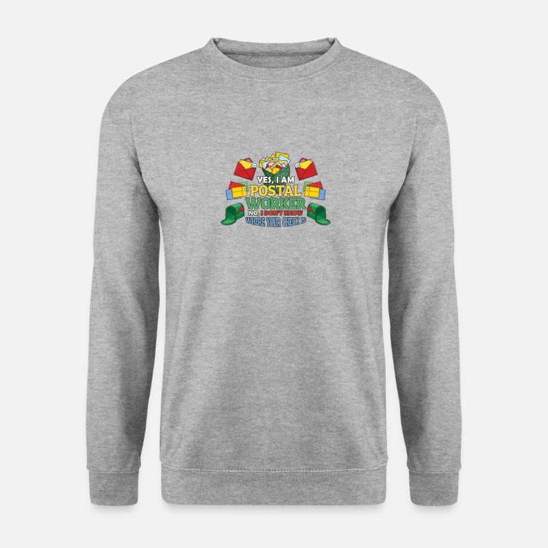 Funny Post Office - Unisex Sweatshirt - salt & pepper