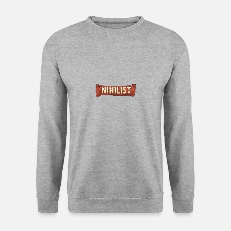 Existentialisme Nihilisme - Sweat-shirt Unisexe - gris chiné