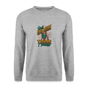 Plus qu’un seul échange que je promets - Sweat-shirt Unisexe - gris chiné - Devant - Alina (178cm) & Michal (187cm)
