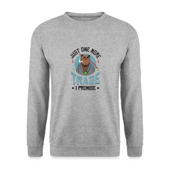 Plus qu’un seul échange que je promets - Sweat-shirt Unisexe - gris chiné - Devant - Alina (178cm) & Michal (187cm)